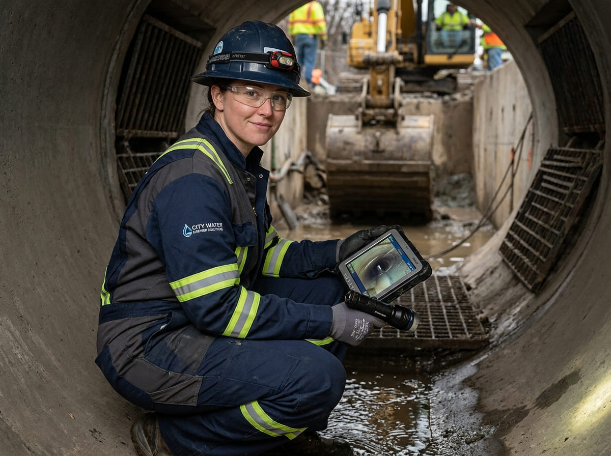 Sewer Line Inspection & Replacement in Big Wells